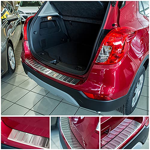 tuning-art L230 Protección Parachoques para Opel Mokka X 2016- Acero INOX, 5 años de garantía