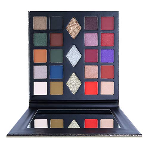 UCANBE BELLE Brillo Caliente Sombra de Ojos ahumada 23 Pigmento de Color Sombra de Ojos Paleta Impermeable Mate de Cosméticos para el Maquillaje de otoño