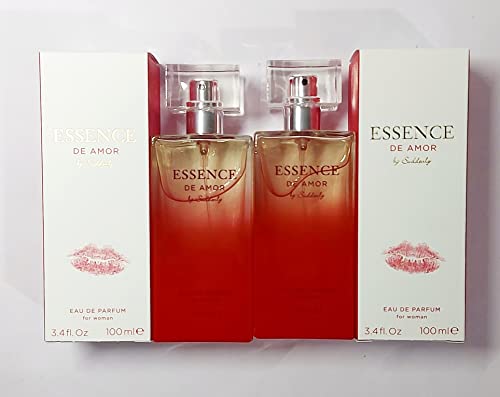 UK.Mirravon Suddenly Essence De Amor Eau de Parfum para mujer Mejor Regalo Boda Cumpleaños San Valentín 2x100ml (Made in Spain)