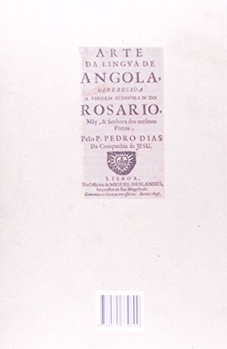 Uma Lingua Africana No Brasil - Colonia De Seiscentos