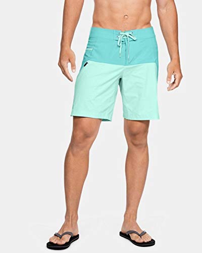 Under Armour - Bañador para Hombre, Hombre, Traje de baño de una Pieza, 1351144, Turquesa Radial (482)/Turquesa Radial, 4