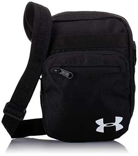 Under Armour Crossbody Bolso de Hombro, Unisex, Negro (Black/Black/White), Talla única