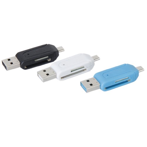 USB 2.0 + Micro USB OTG SD ST Lector De Tarjeta Para Teléfono Celular Tableta PC