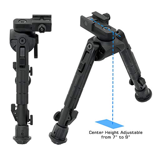 UTG Bipod Recon 360 TL, Unisex-Adult, Black, NO Size