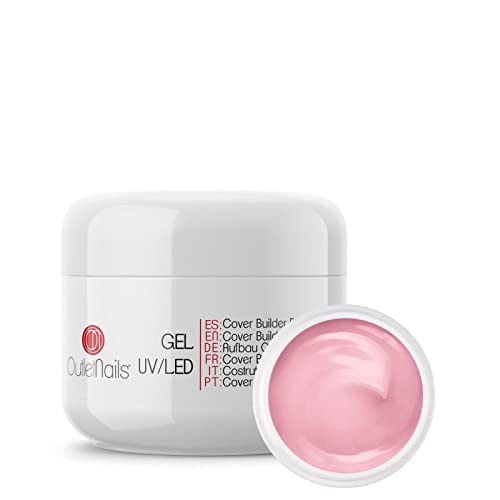 UV Gel Cover Builder Pink 30ml UV/LED - Gel para uñas de Outlet Nails