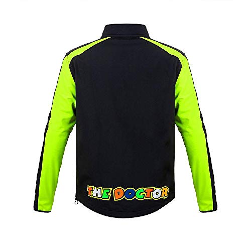 Valentino Rossi Vrmjk306204004 - Chaqueta Vr46, The Doctor Hombre, Negro, XL