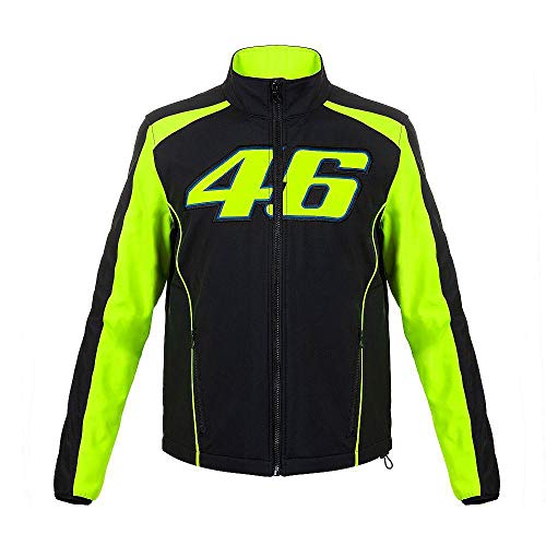 Valentino Rossi Vrmjk306204004 - Chaqueta Vr46, The Doctor Hombre, Negro, XL