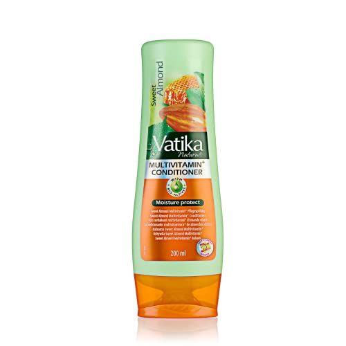 Vatika Naturals Aceite de Almendras Champú Hidratante para Seco/Frizzy/grueso pelo 200 ml