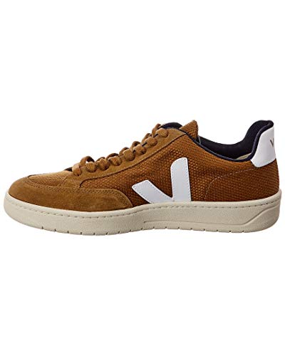 Veja V-12 Entrenadores Hombres Camel/Blanco Bajo Parte Superior Entrenadores Zapatos, marr�n (blanco, beige (Camel/White)), 43 EU