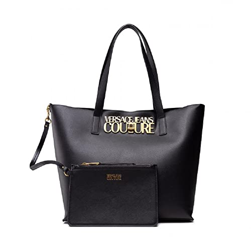 Versace Bolso Jeans Couture shopper logo 71VA4BL8 71879 899 negro