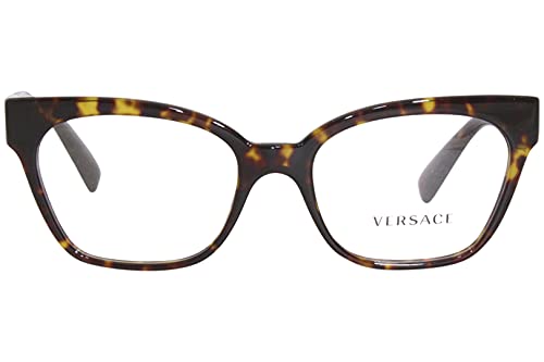 Versace Gafas graduadas VE 3294 108 Havana, Versace, Havana/Gold Logo