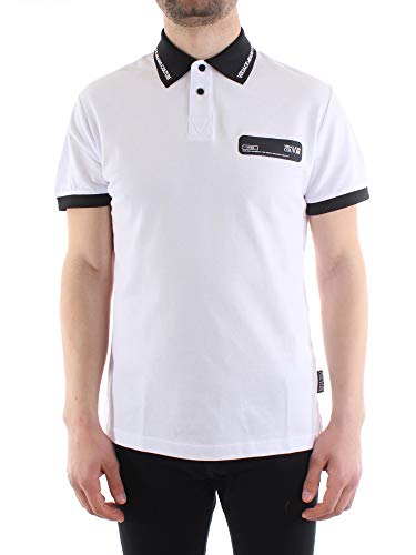 Versace Jeans Couture - Polo B3GVB7P5 Man T-Shirt VUM622 Logo Regular White - B3GVB7P536571003 - White, 50