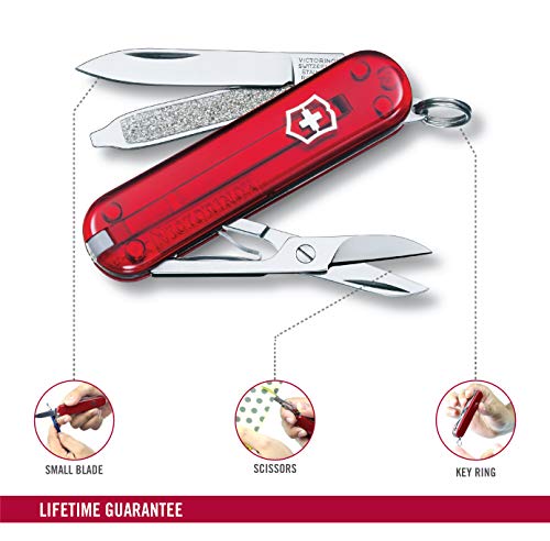 Victorinox 0.6225.T Navaja, Rojo translúcido, Talla única