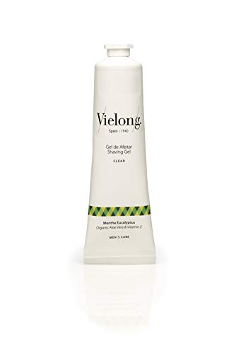 Vielong Gel Afeitar Transparente Aloe Vera Y Vitamina E Con Extracto De Menta Y Eucalipto - 100 Ml. 220 g