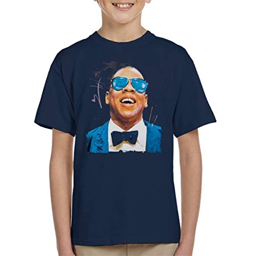 VINTRO Jay Z Blue Tux - Camiseta para niño, diseño de Sidney Maurer Azul Azul Marino 5 años