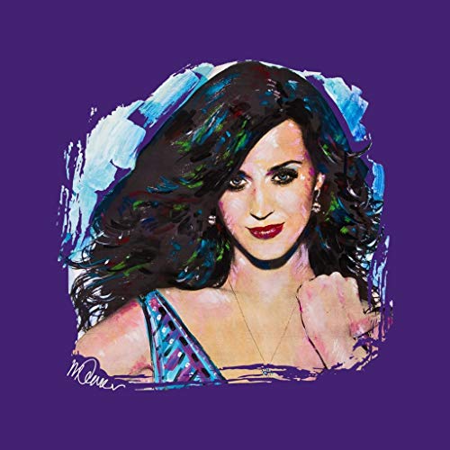 VINTRO Katy Perry - Sudadera con Capucha para Mujer, diseño de Retrato Original de Sidney Maurer (XXL,Royal Blue)