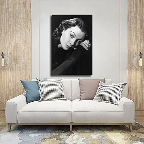 Vivien Leigh 11 - Póster de lona para decoración de la sala de estar, dormitorio, sin marco, 50 x 75 cm
