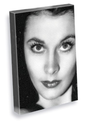 VIVIEN LEIGH - Canvas Print (A4 - Signed by the Artist) #js001