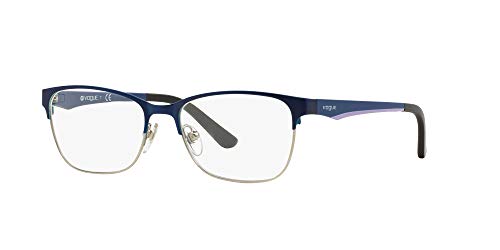 Vogue 0Vo3940 Monturas de Gafas, Brushed Blue/Silver, 52 para Mujer