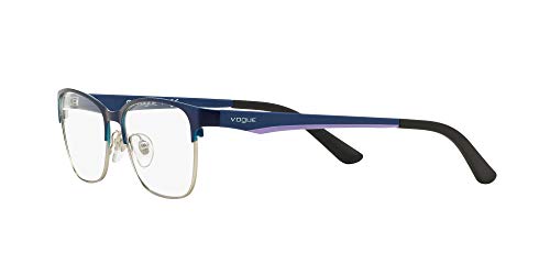 Vogue 0Vo3940 Monturas de Gafas, Brushed Blue/Silver, 52 para Mujer