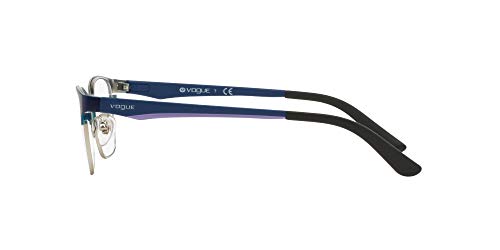 Vogue 0Vo3940 Monturas de Gafas, Brushed Blue/Silver, 52 para Mujer