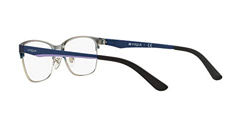 Vogue 0Vo3940 Monturas de Gafas, Brushed Blue/Silver, 52 para Mujer