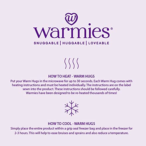 Warmies® 9'' Warm Hugs Totalmente Calefactable Suave Juguete Perfumado con Lavanda Francesa - Liger