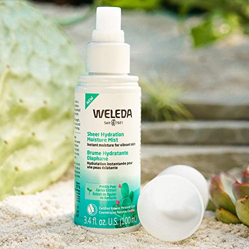 WELEDA - 1x Ml, Hydramist Bruma Facial Hidratante De Extracto De Cactus, Almond, 100 Mililitro