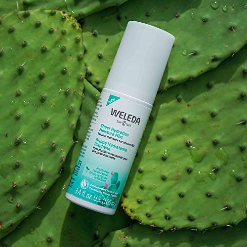 WELEDA - 1x Ml, Hydramist Bruma Facial Hidratante De Extracto De Cactus, Almond, 100 Mililitro