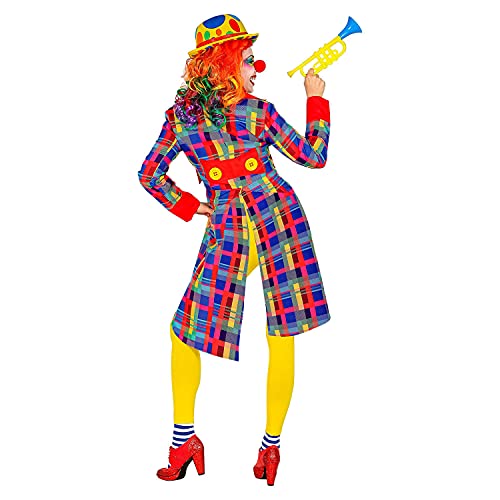 WIDMANN Widmann-48402 Disfraz de Payaso FRAC, para Mujer, Circo, Carnaval, Fiesta temática, Multicolor, Medium (48402)