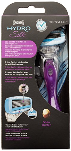 Wilkinson Sword Hydro Silk - Maquinilla de afeitar para mujer (2 cuchillas, 1 unidad)