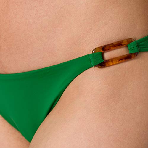 Women' Secret Braguitas Braguita de bikini clásica verde 5999863 BOTELLA ,S para Mujer