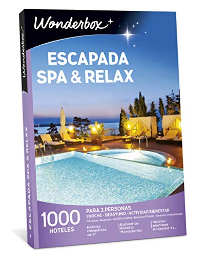 WONDERBOX Caja Regalo -ESCAPADA SPA & Relax- 1.000 hoteles para Dos Personas