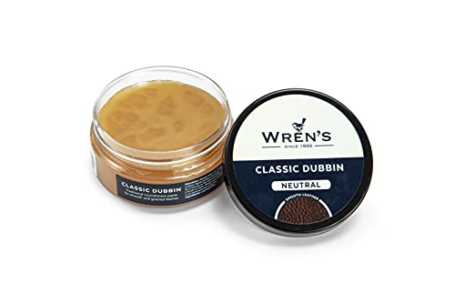 WREN’s Old Dubbin Classic Pasta Grasa Nutritiva Tradicional e Impermeabilizante para Pieles Lisas y Granuladas, Calidad y Prestigio Desde 1889, 200 ml