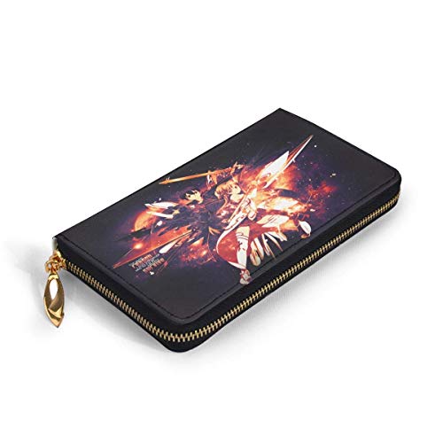 XCNGG Sword Art Online Anime Wallet Wallet Los Estuches de Cuero para Tarjetas de crédito para Hombres y Mujeres Son exclusivos Personalizados, Personalizados para Bricolaje, Carteras de Moda, Unisex