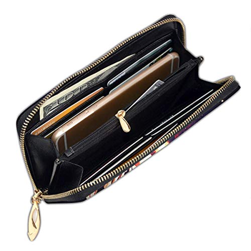 XCNGG Sword Art Online Anime Wallet Wallet Los Estuches de Cuero para Tarjetas de crédito para Hombres y Mujeres Son exclusivos Personalizados, Personalizados para Bricolaje, Carteras de Moda, Unisex