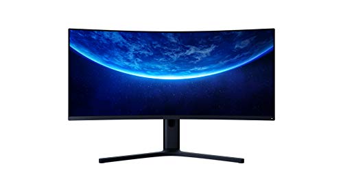 Xiaomi Mi Curved Gaming Monitor 34" GL WQHD (3440x1440, 21:9, HDMI 2.2x2, DisplayPort 1.4x2, Altura y rotación Ajustable, 4ms, 144Hz, AMD FreeSync) Negro