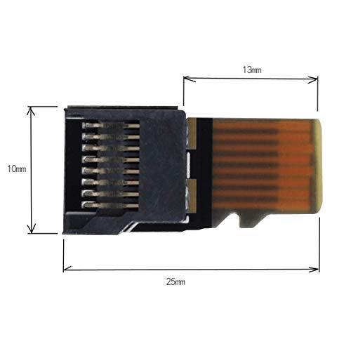 Xiwai 5 unids/lote Micro SD TF tarjeta de memoria macho a hembra adaptador de extensión extensión herramientas de prueba PCBA lector para coche GPS teléfono