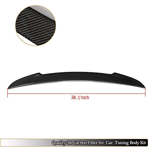 XTT alerón del Maletero se Ajusta a Lexus IS IS200t IS250 IS300 IS350 2013-2018 IS F-Sport 2013 2014 Tapa de Arranque Trasero de Fibra de Carbono Highkick Spoiler Wing Lip