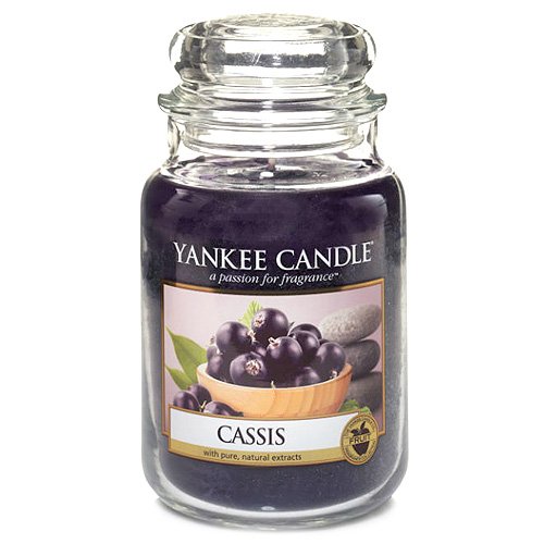 Yankee Candle, Candle in jar Esencia Pura, Aroma: Cassis, Púrpura (Purple), 623 g