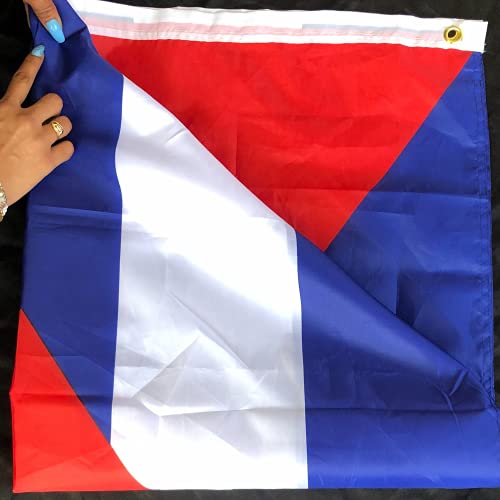 YENLY 90 x 150 Bandera Cuba Patria y Vida Colores Vivos Bandera Cubana Tela Lona y Doble Costura Cuban Flag Bandera Rojiblanca Grande Banderas 90 x 150 cm la Bandera de Cuba Resistentes a Rayos UVA