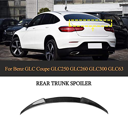 YLNY Accesorios Alerón Trasero para Maletero De Coche Apto para Mercedes Benz Glc Clase W253 Sport Glc43 Amg Coupe 2016-2019 Trasero De Fibra De Carbono