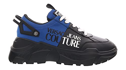 Zapatos Hombres Sneakers VERSACE JEANS COUTURE Speedtrack Logo Negro Azul