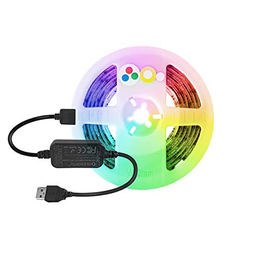 Zigbee Controller 5V USB IP65 Waterproof LED Light Strip - TV LED Backlights Works with Google Home and Alexa Through Your Zigbee hub