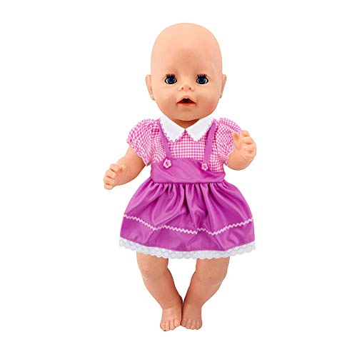 ZOEON Ropa de Muñecas para New Born Baby Doll, Vestido para Muñecas 35-43 cm
