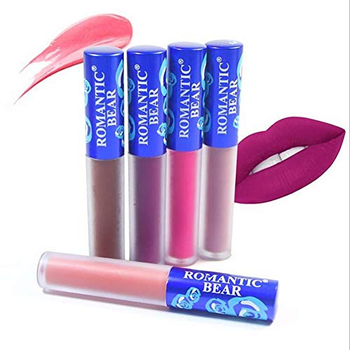 1 UNID Lápiz Labial Mate Barra de Labios Color Sensational Vivid Matte brillo de labios mate Sexy líquido Lipstick impermeable larga duración hidratante labios(PINK VELVET)