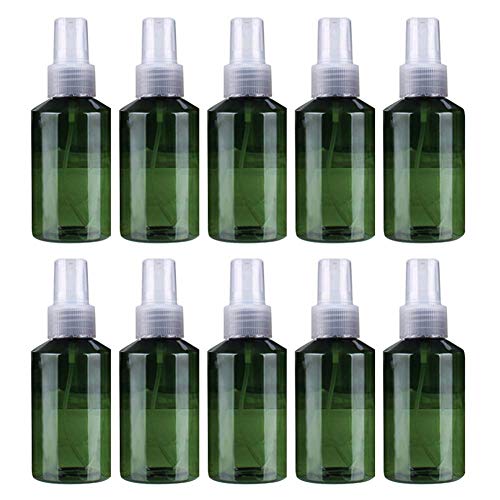 10 botellas de espray de 150 ml, pequeñas y transparentes, vacías, finas y finas, para maquillaje, cosméticos, perfumes, botellas de viaje, portátiles