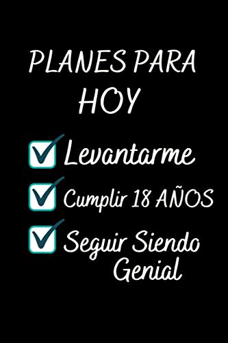 18 AÑOS Siendo Genial: Diario Cuaderno de Notas 107 Pagine A5 , Regalos Cumpleaños niñas chico 18 años , Apuntes o Agenda , Regalos Adolescentes Originales Cumpleaños