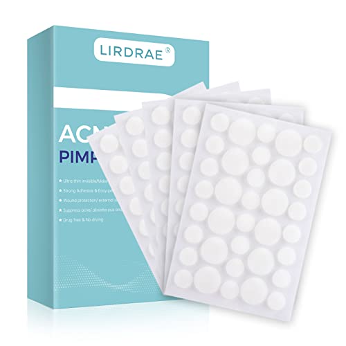 180 piezas de parche para el acné, parche para el acné hidrocoloide natural, parche invisible para el acné a prueba de agua, parche para el acné de pollo de alta absorción 2 en 1