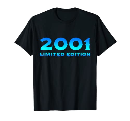 20 Años Cumpleaños Chico Chica Regalo Deco Divertido 2001 Camiseta